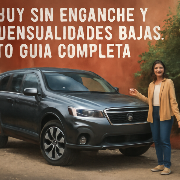 SUV Sin Enganche y Mensualidades Bajas: Tu Guía Completa